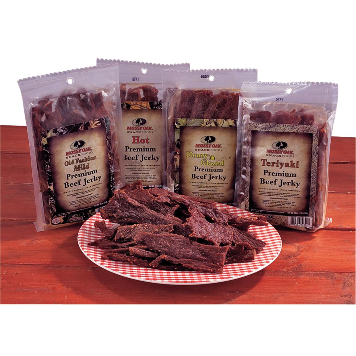 Mossy Oak® Brand Beef Jerky 101639, Food Gifts at