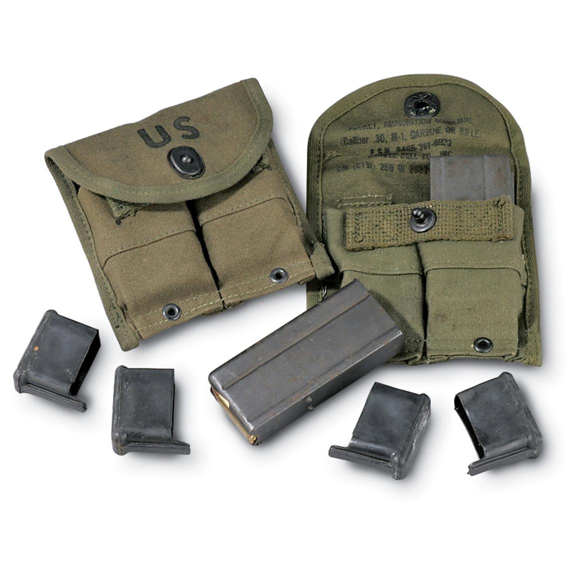 Us Gi M1 Carbine Mags Pouch Kit 102059 Shooting Accessories At