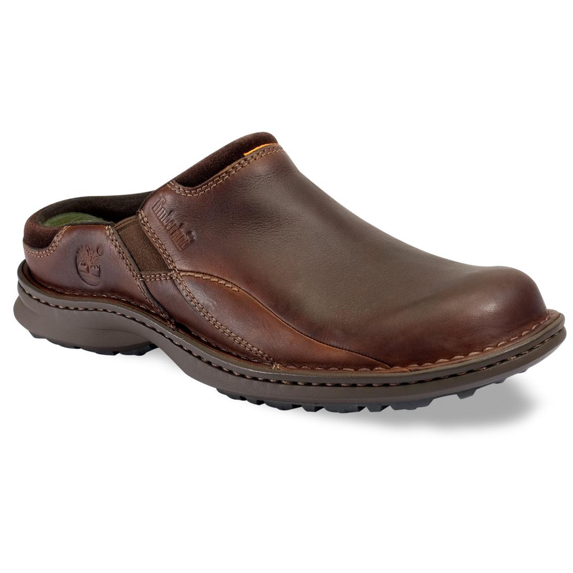 Men's Timberland® Mount Burbank Clogs, Tan - 102457, Casual Shoes at Sportsman's Guide