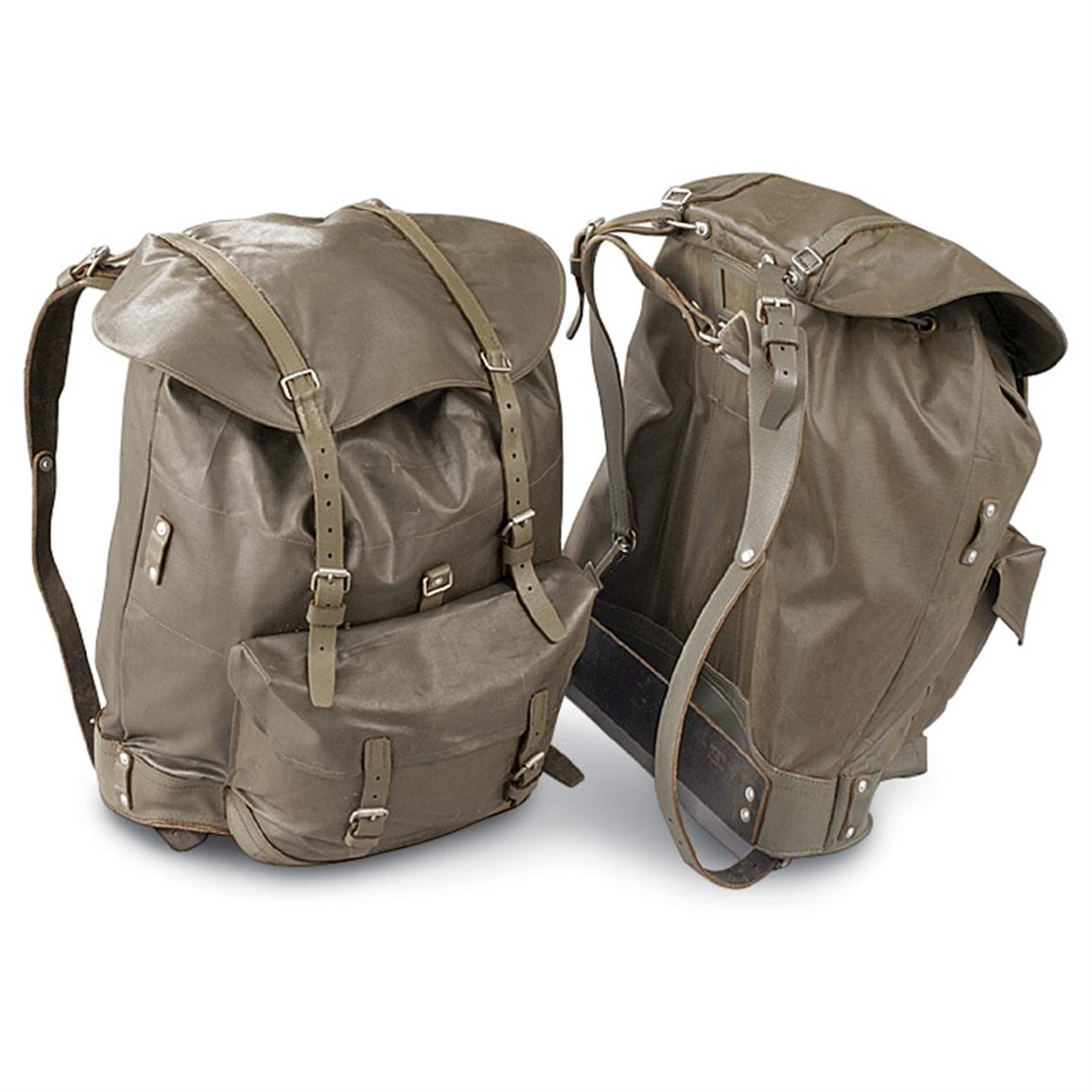 3 Used Swiss Military Backpacks, Olive Drab - 140914, Rucksacks & Backpacks at Sportsman&#39;s Guide