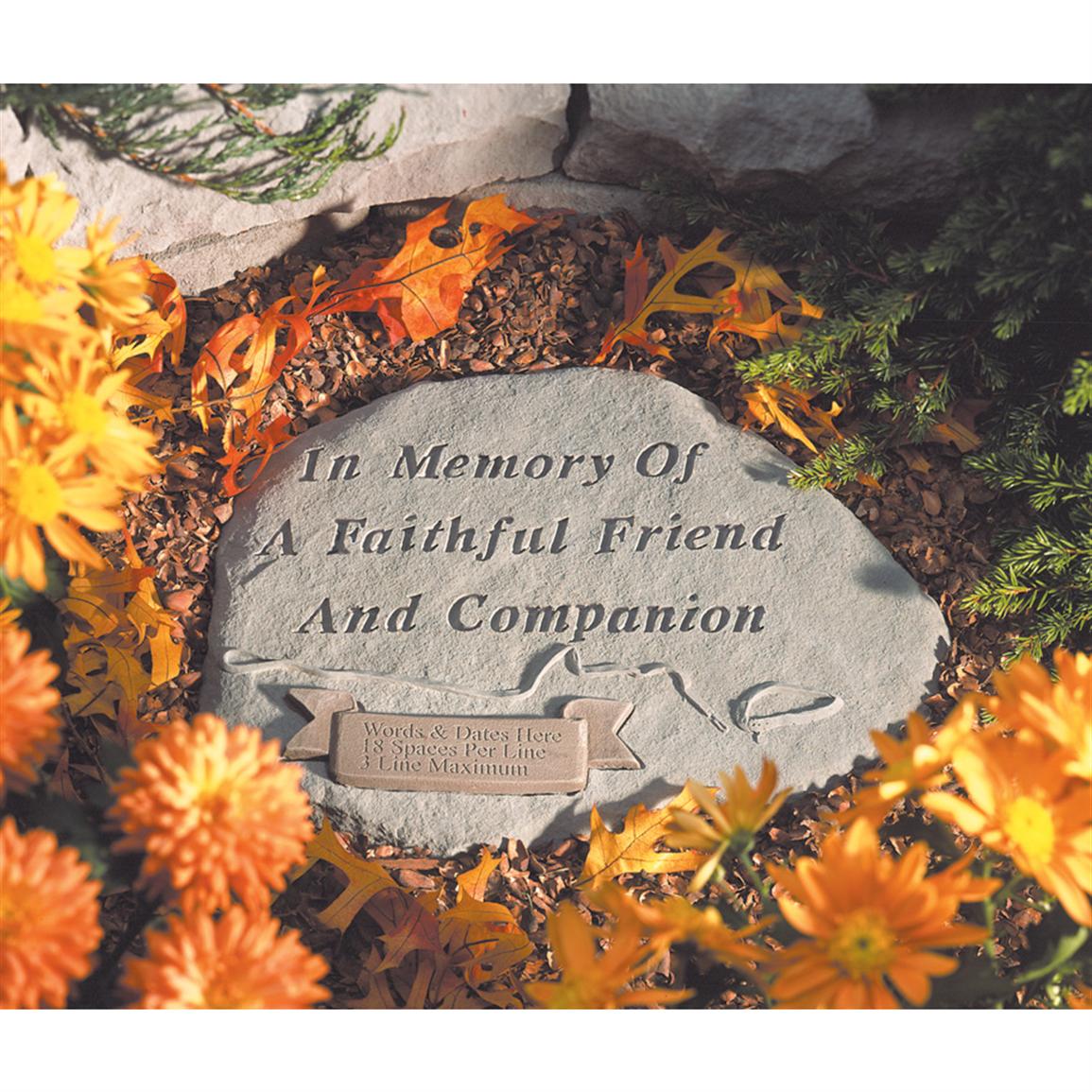 Kay Berry® Personalized Pet Memorial Stones 104253, Decorative Accessories at Sportsman's Guide