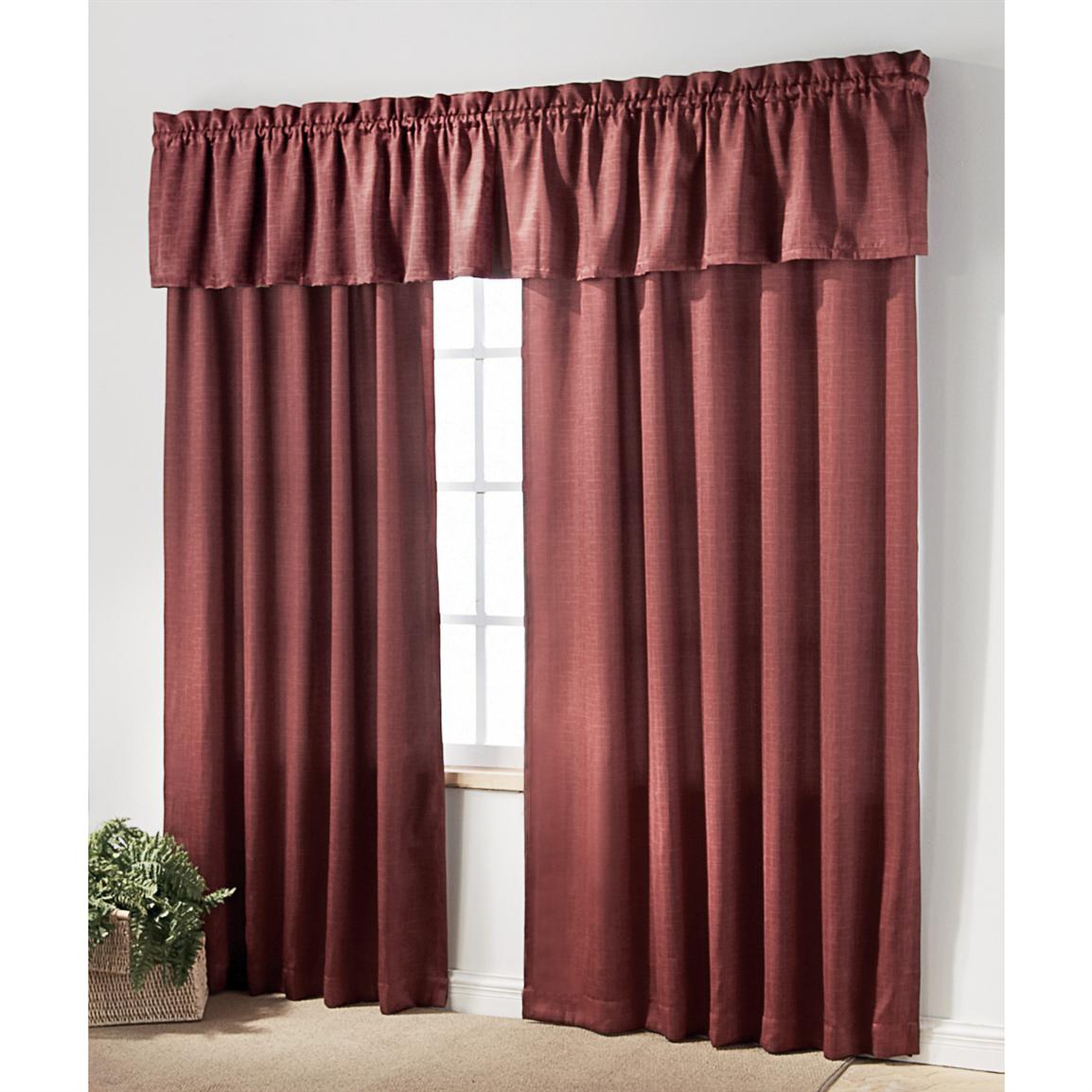 Pair of Black-out Curtains - 104417, Curtains at Sportsman's Guide