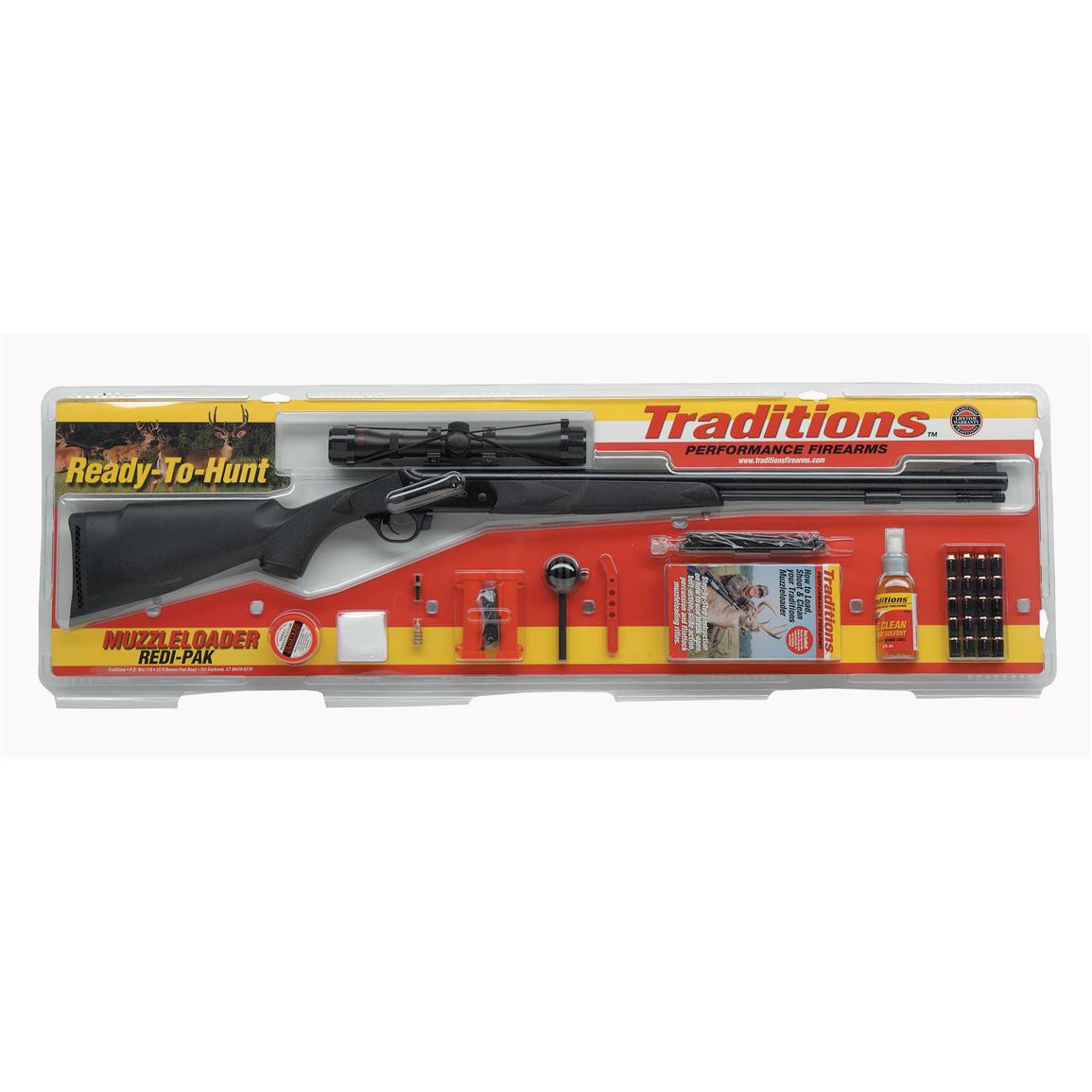 Traditions® Pursuit™ Lt Break-open Muzzleloader With Scope - 106548 