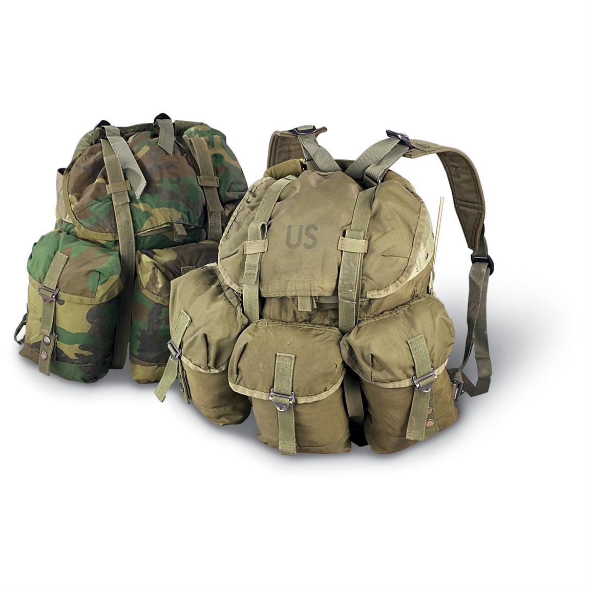 Used U.S. Military ALICE Pack with Shoulder Straps - 108027, Rucksacks & Backpacks at Sportsman ...