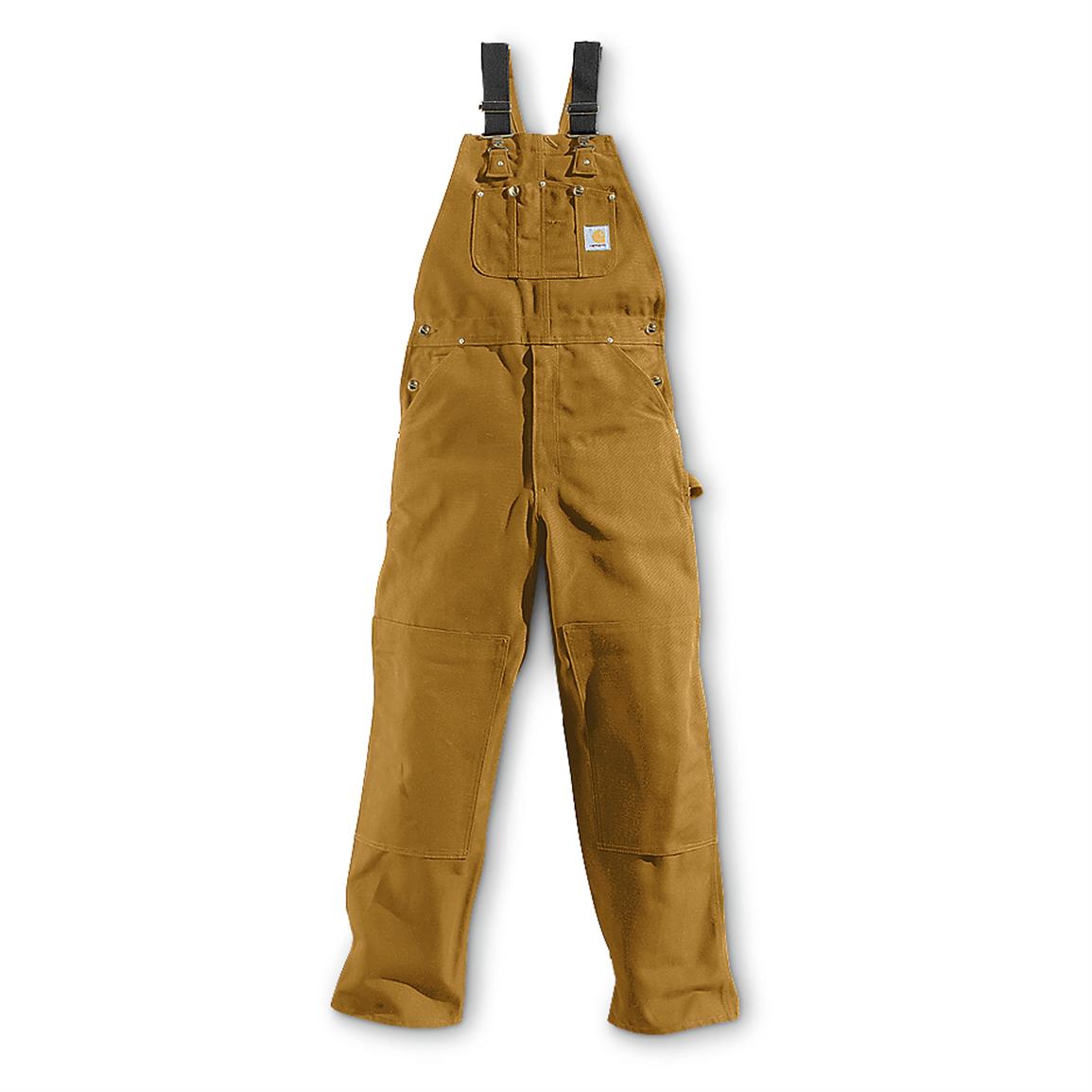 Carhartt® Unlined Duck Bib Overalls 226643, Overalls & Coveralls at