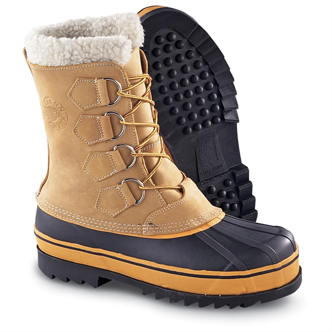 Men's Western Chief® Pac Boots, Tan 110418, Winter & Snow Boots at