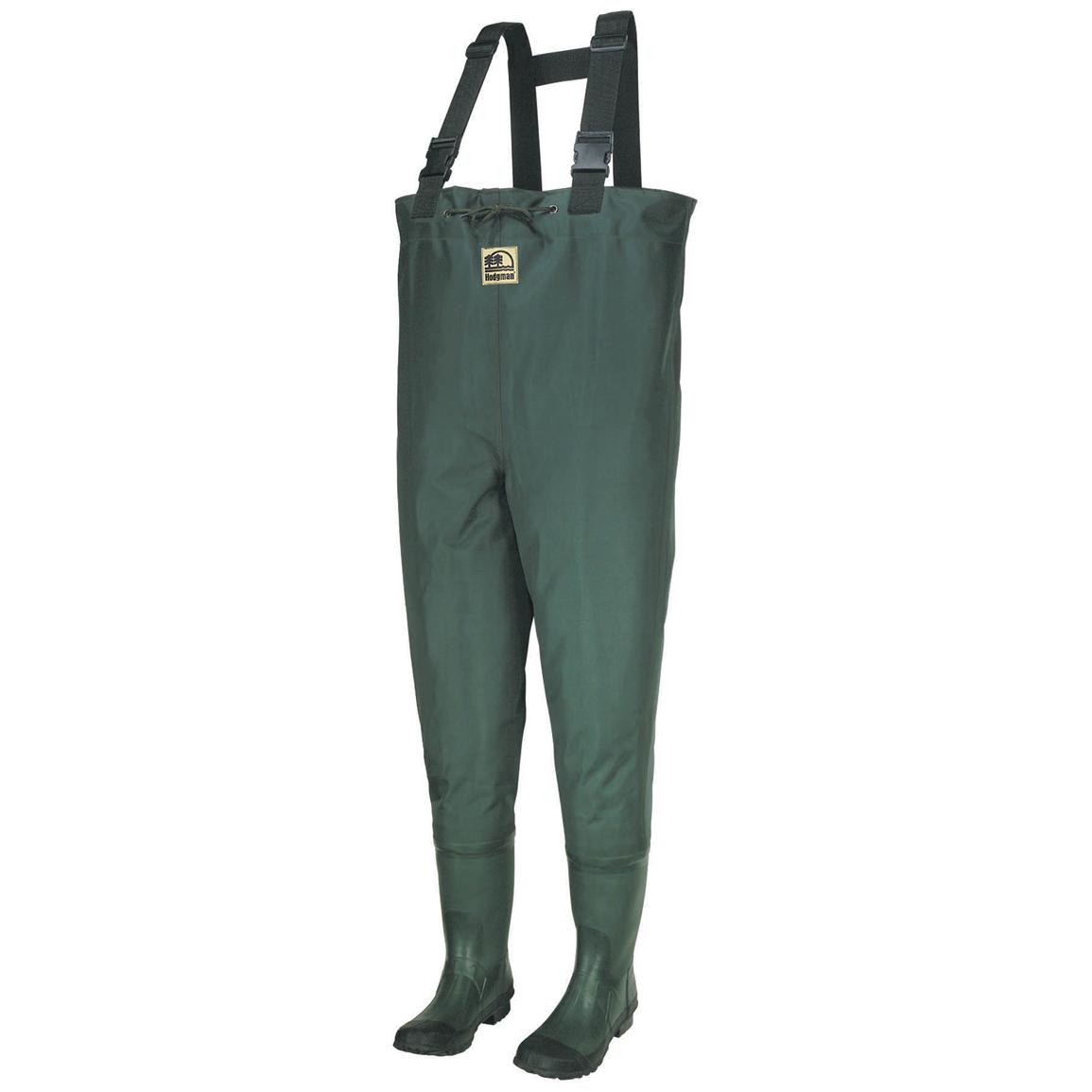 Hodgman Bantam Weight 2 Ply Nylon Rubber Chest Waders With Cleated