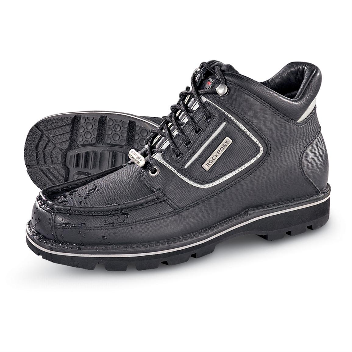 Men's Rockport® Mweka Waterproof Boots, Black - 113528 ...