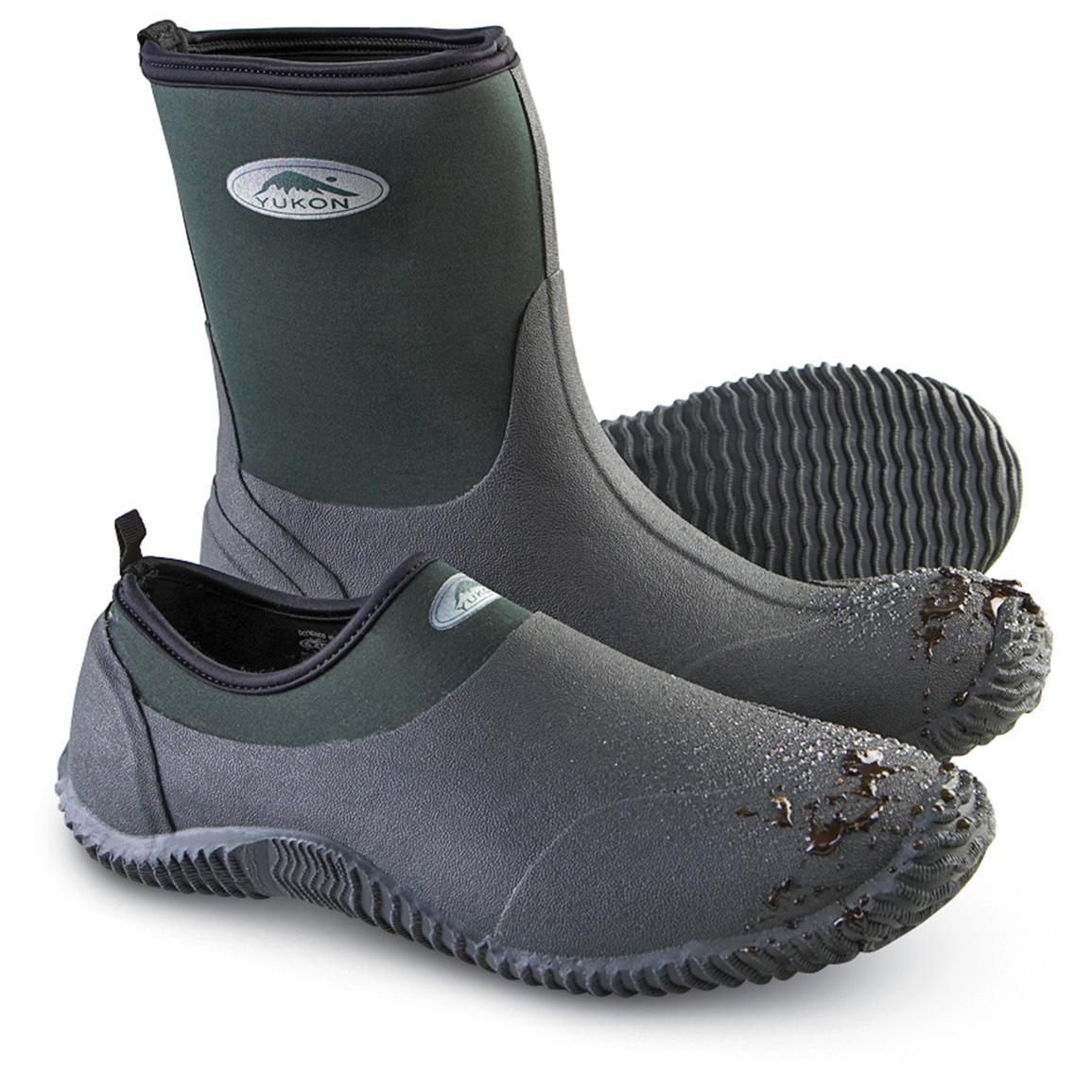 Men&#39;s Yukon™ Muck Boots, Green - 113694, Rubber & Rain Boots at Sportsman&#39;s Guide