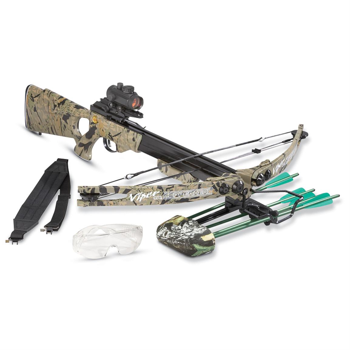 Pse® Viper™ Copperhead™ Crossbow Package, Camo - 117183, Crossbows 