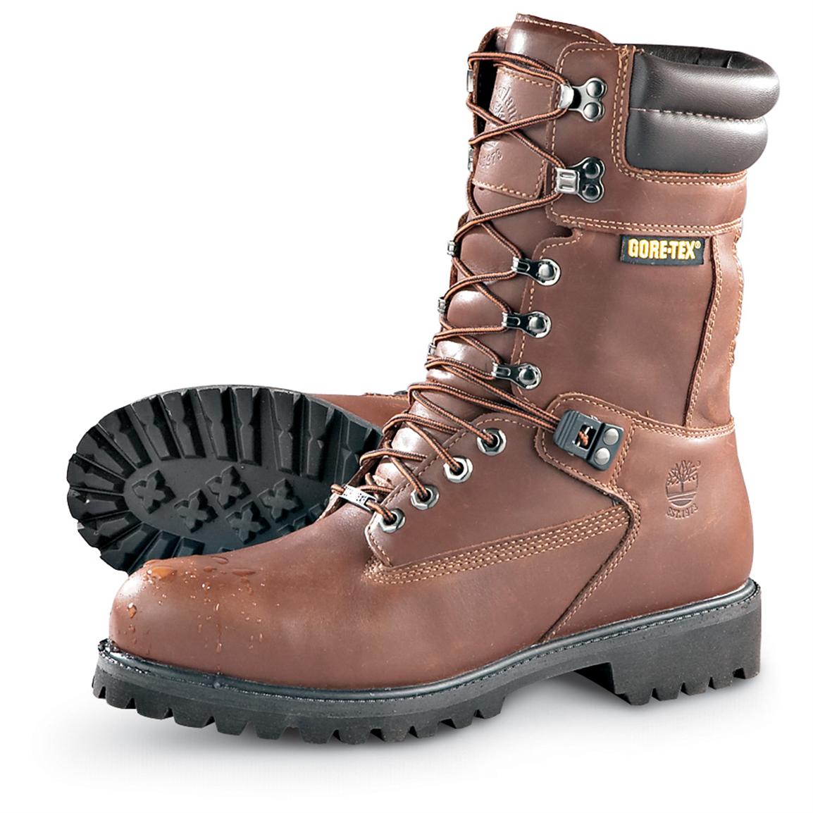 Men&#39;s 10&quot; Timberland® GORE - TEX® Hunting Boots, Tan - 120593, Hunting Boots at Sportsman&#39;s Guide