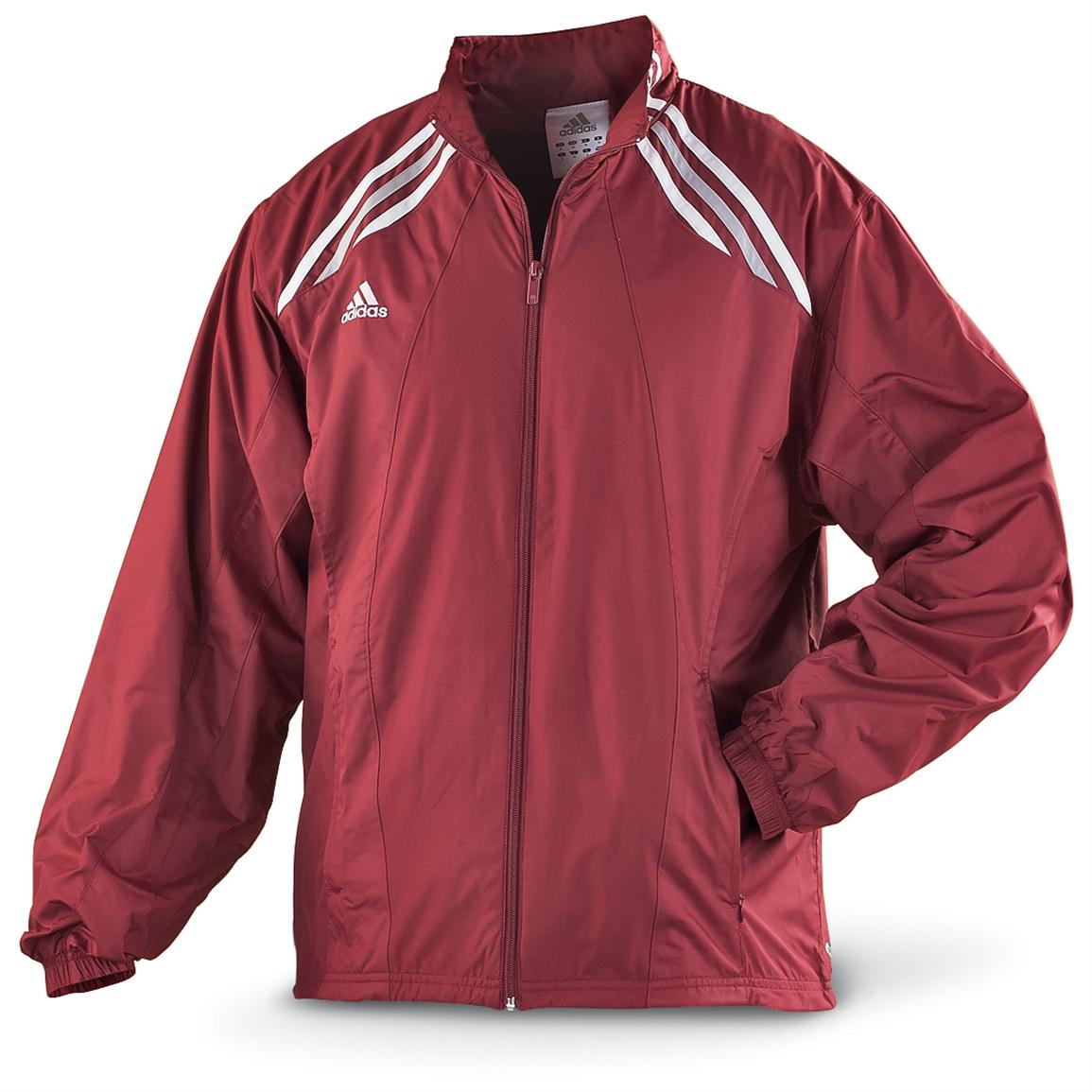 Adidas® ClimaLite® Warm-up Jacket, Cardinal - 120887, at Sportsman's Guide