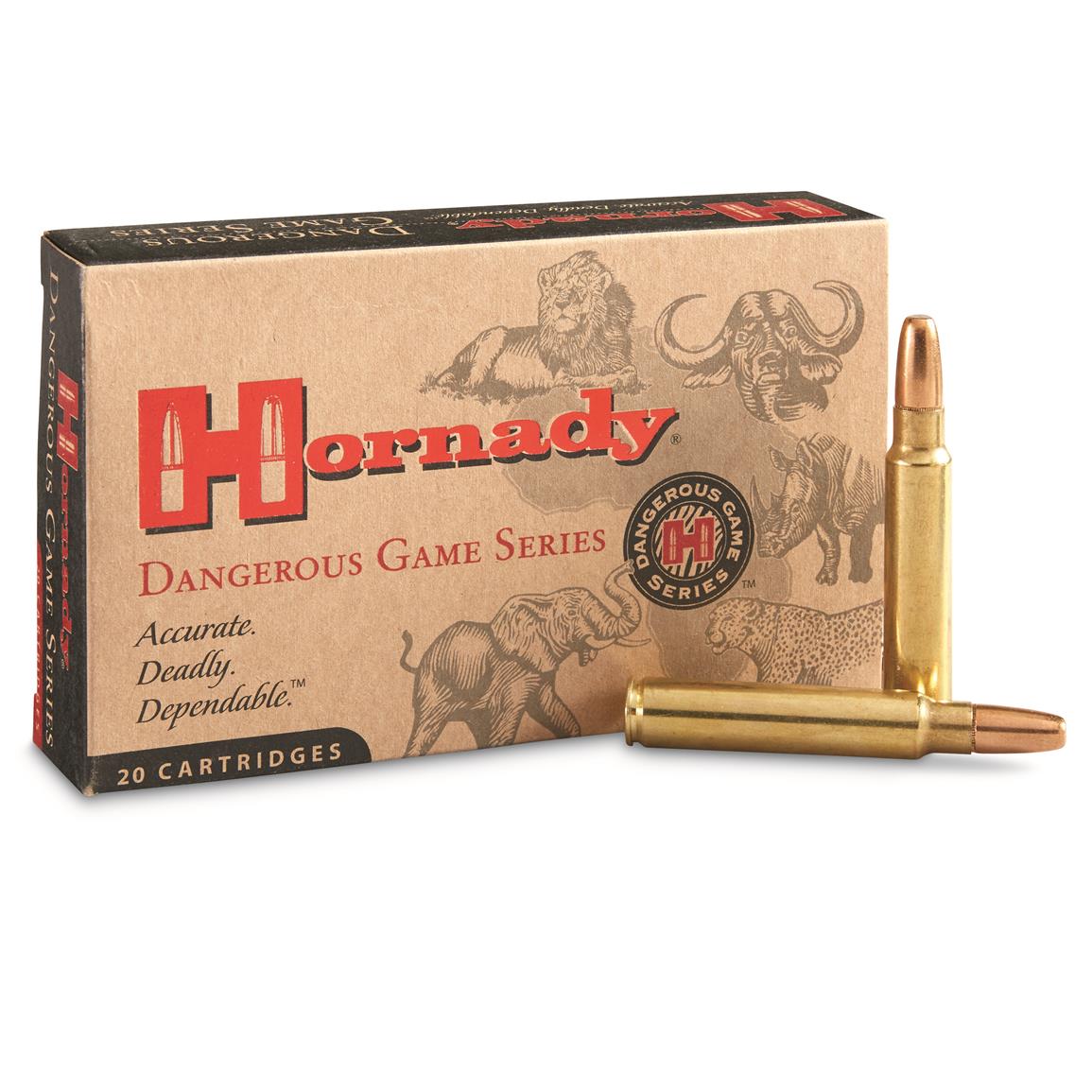 Hornady 375 Ruger DGS 300 Grain 20 Rounds 120965 375 Ruger 
