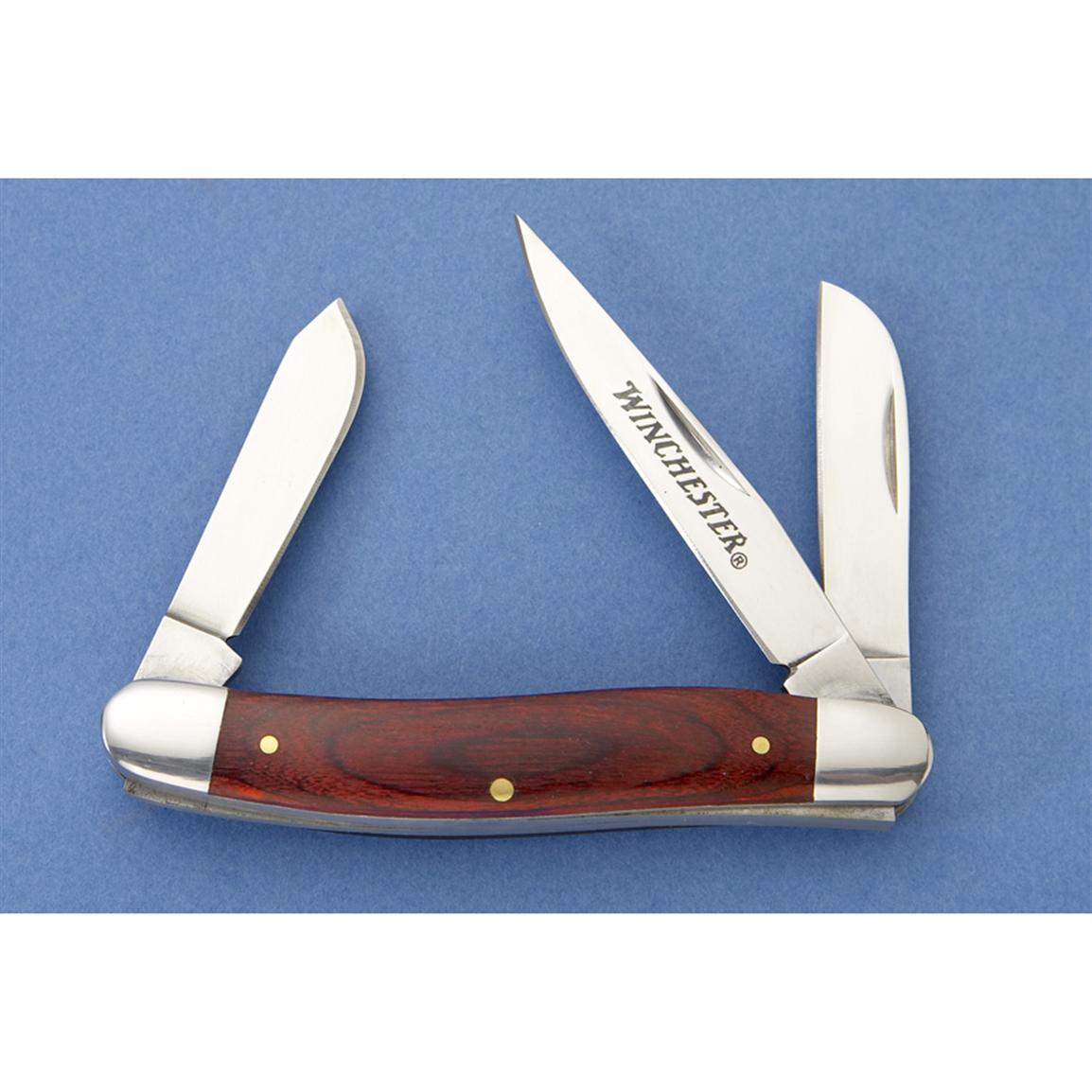 Winchester® Stockman 3 Blade Pocket Knife 121056, Folding Knives at