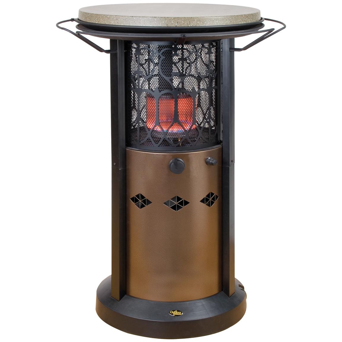 Outdoor Leisure Bistro Patio Table Heater 122160, Fire