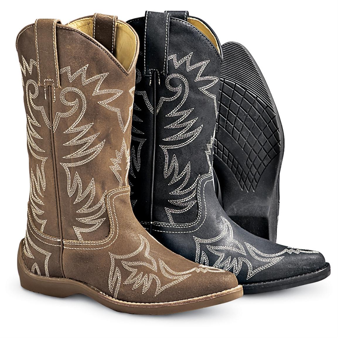 Women's Roper® Euro Western Boots 122678, Cowboy