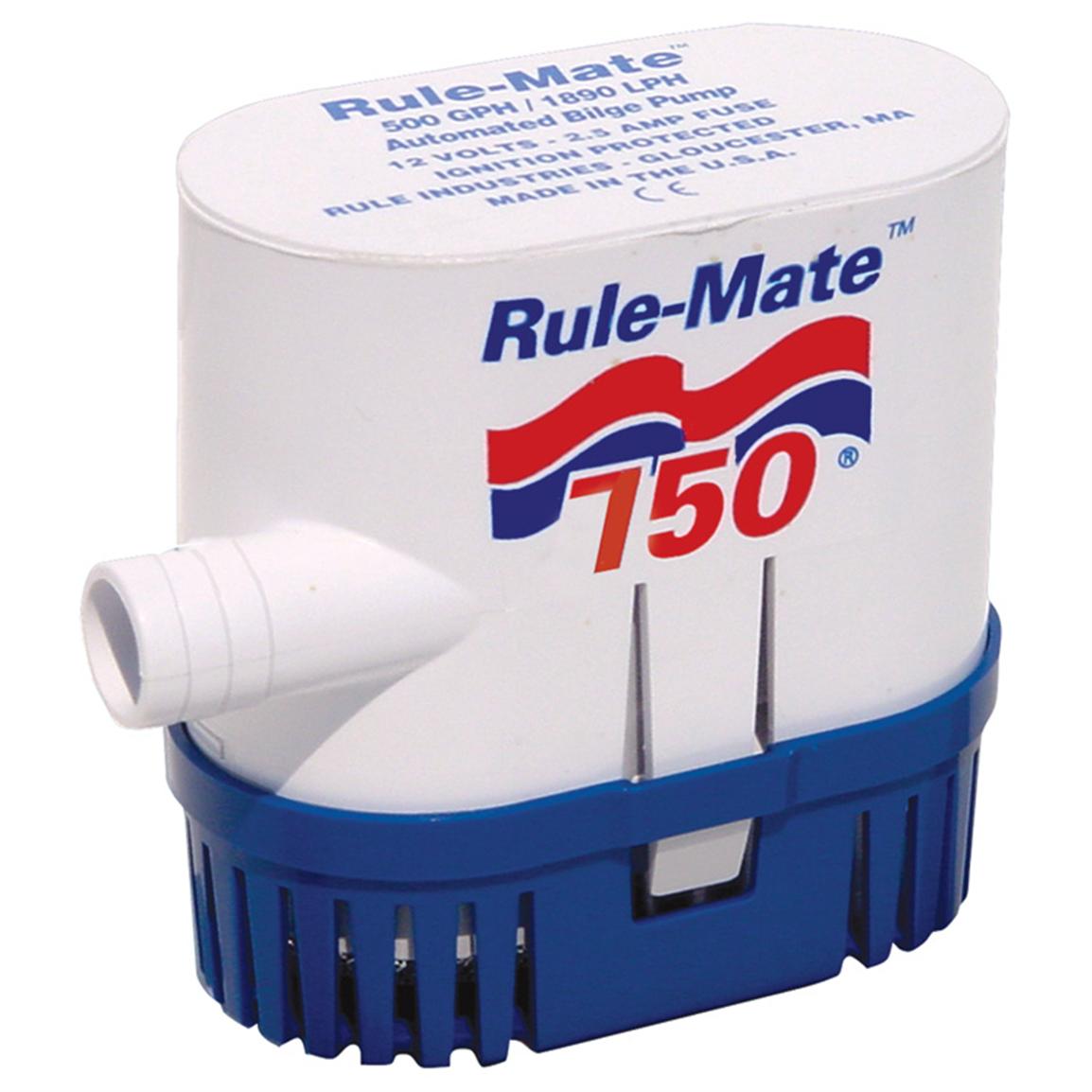 Rule® Bilge Pump 750 GPH Auto - 123597, Livewells & Bilge Pumps at