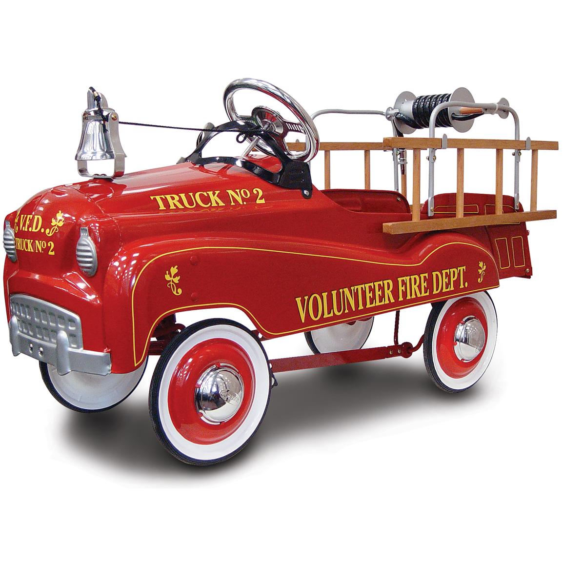 fire department pedal car