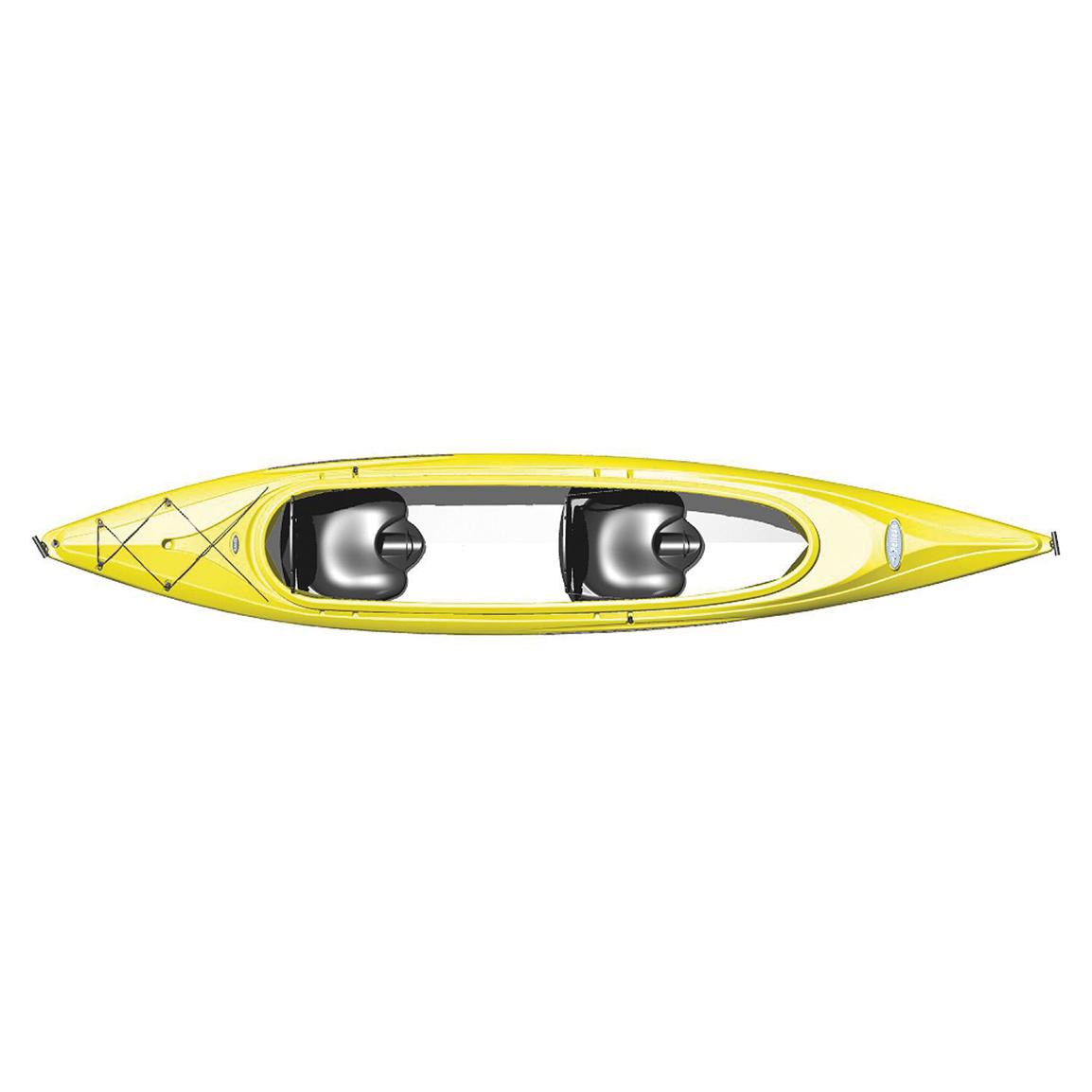 Pelican® Pursuit™ 140t Tandem Kayak In Sunshine Yellow 124663 Canoes