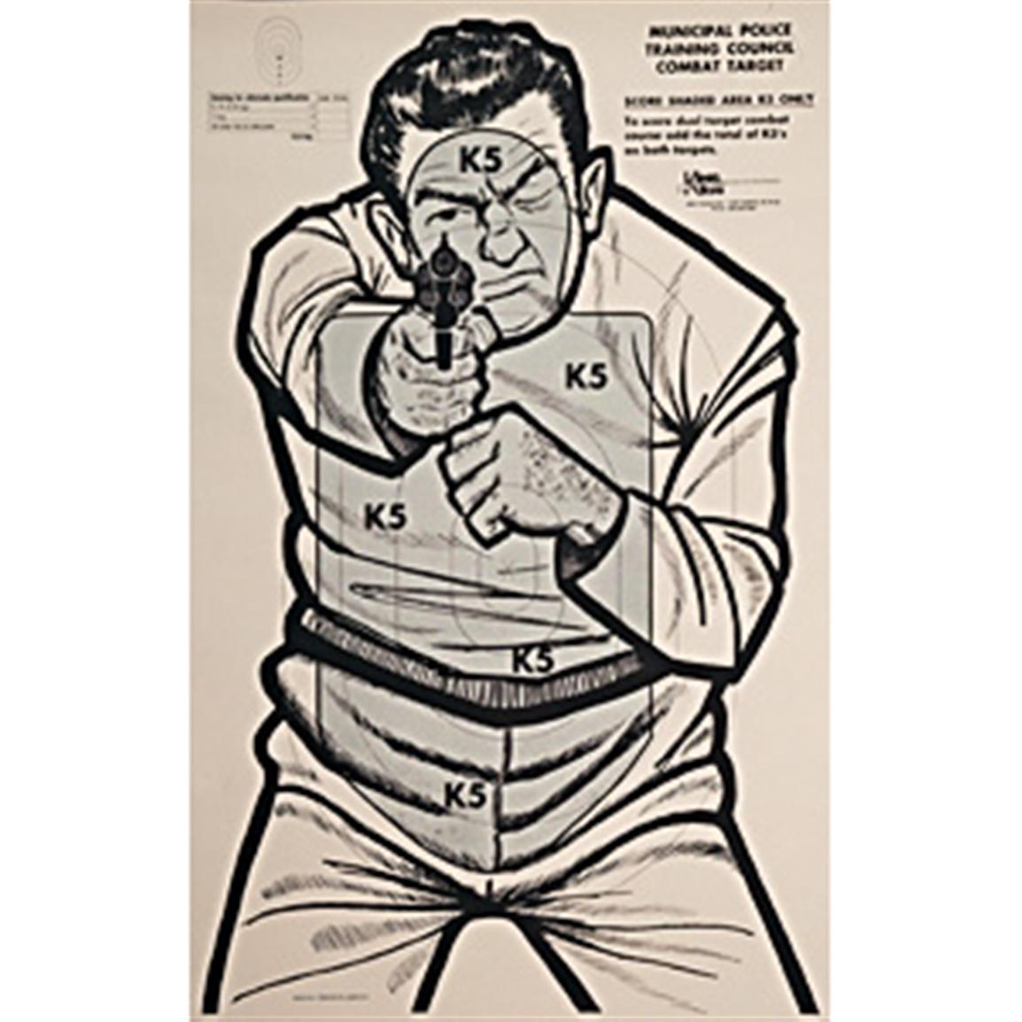 100 Bad Guy Paper Targets 125242, Shooting Targets at Sportsman's Guide