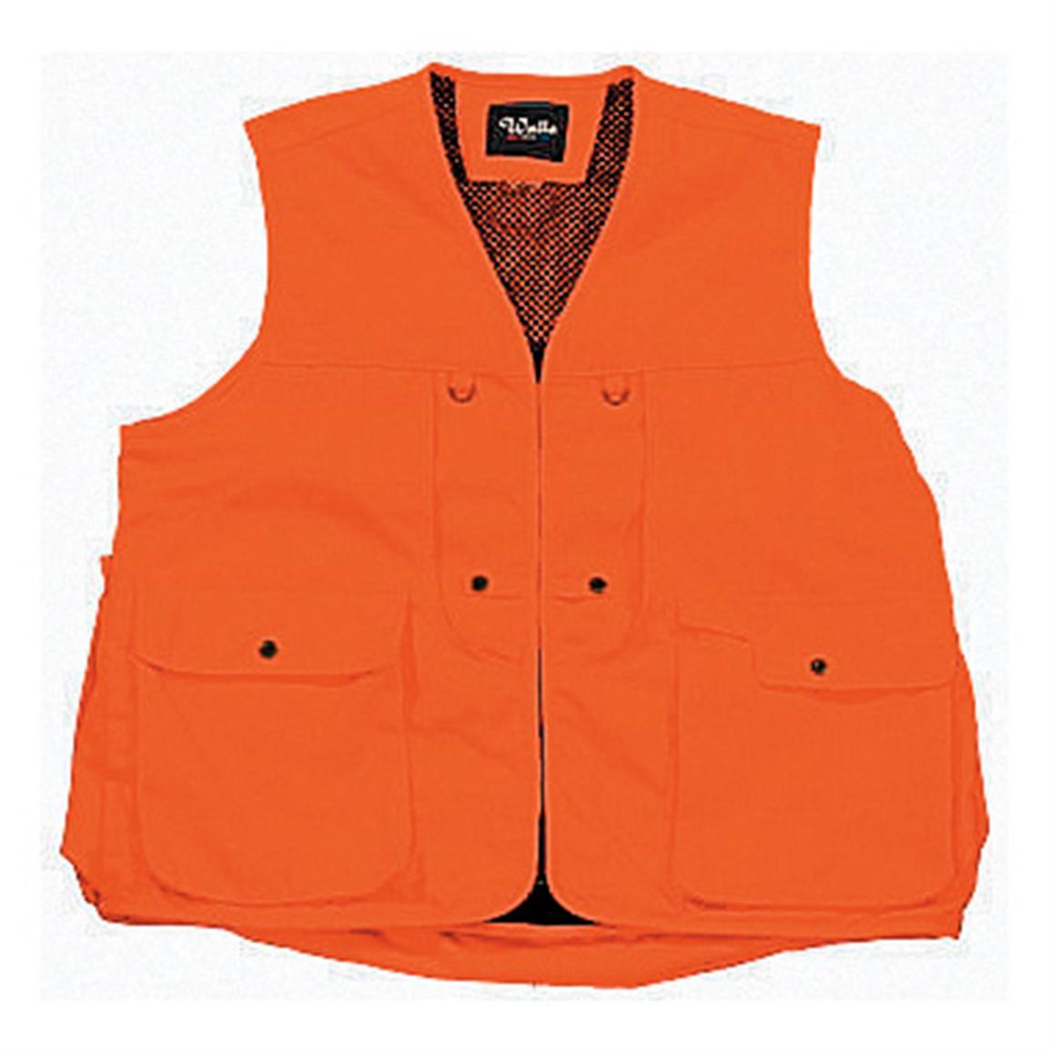 Walls® Upland Series Blaze Orange Front Loading Vest Blaze Orange 126985 Upland Hunting 