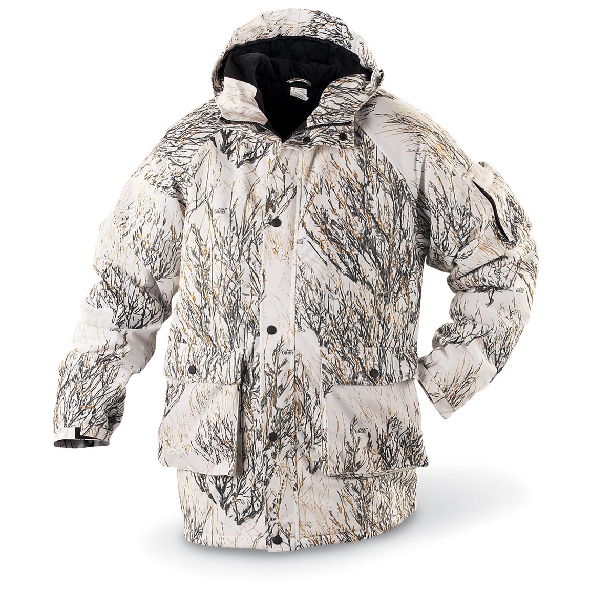 Ghost Camo™ Insulated Jacket, Snow Ghost 128696, Camo Jackets at Sportsman's Guide