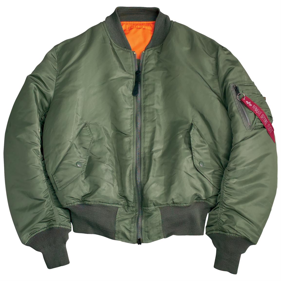 Alpha® MA - 1™ Nylon Flight Jacket - 129696, Tactical Clothing at