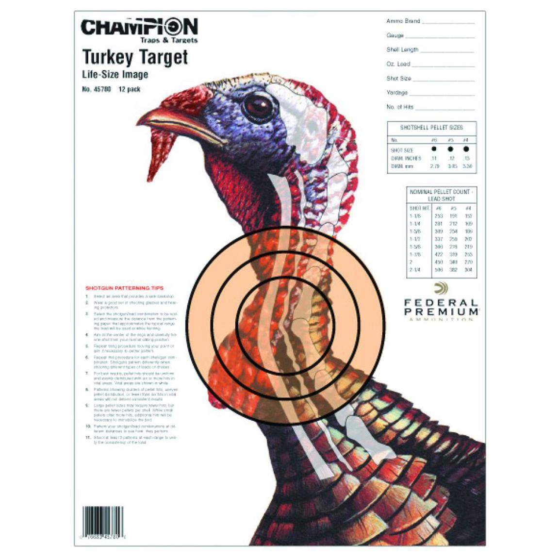 Free Turkey Target Printable