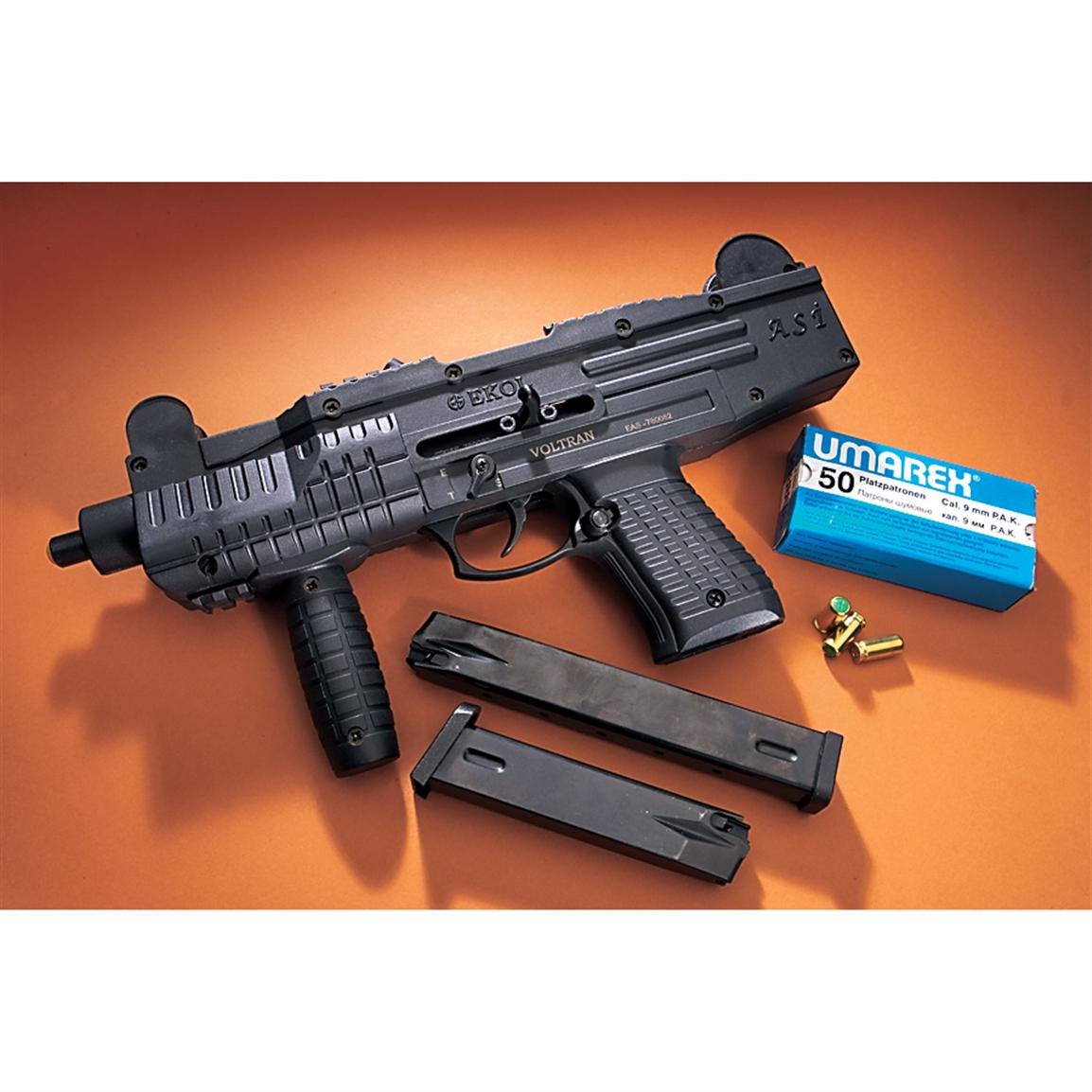 Ekol® Uzi Style Full Auto 9 Mm Blank Submachine Gun 135165 Blank