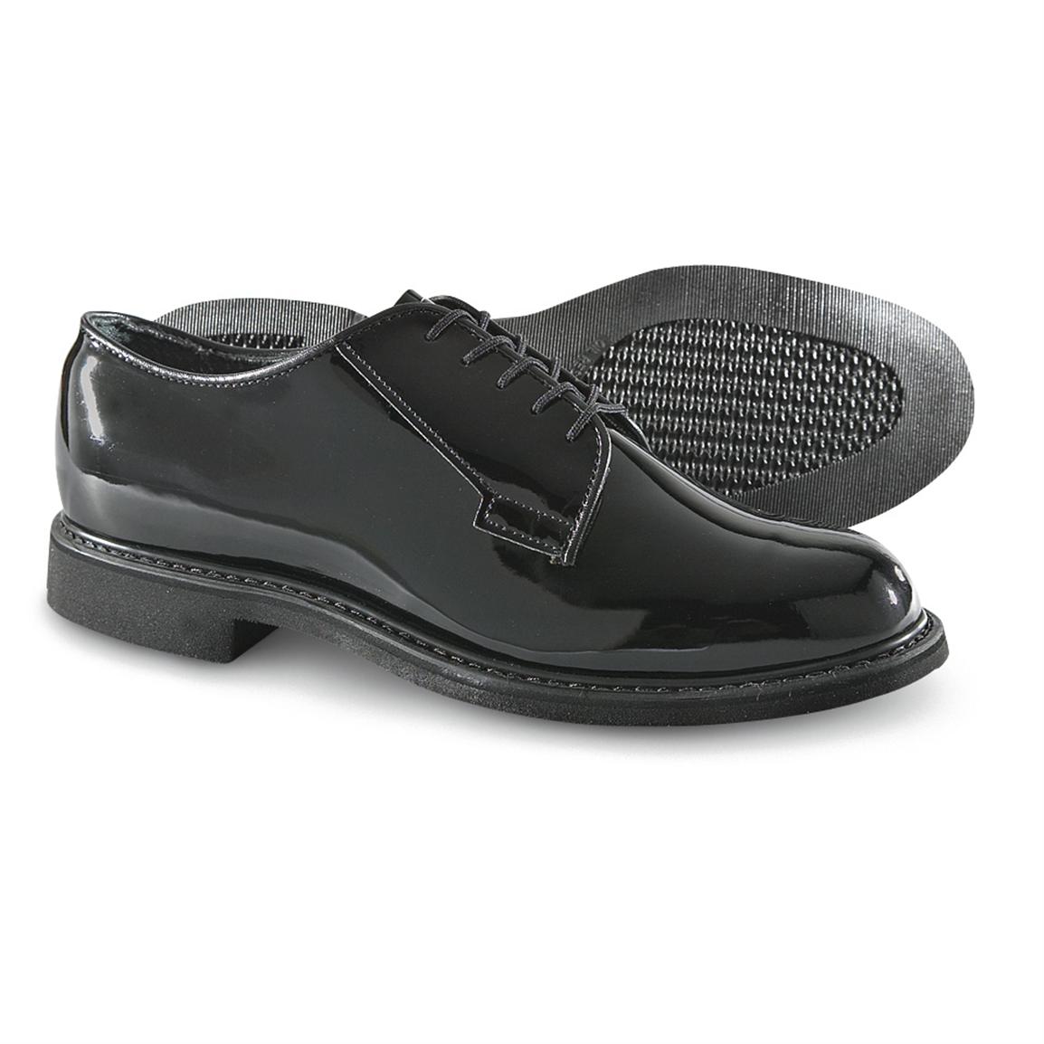men's bates lites black high gloss oxford