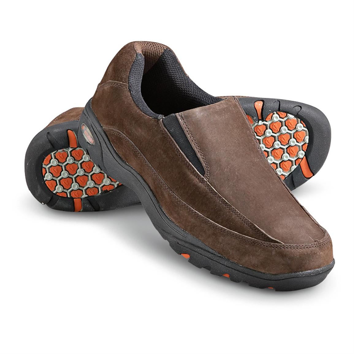 Men's Nevados® Beat Slip - on Mocs, Fudge Brown - 136867, Casual Shoes