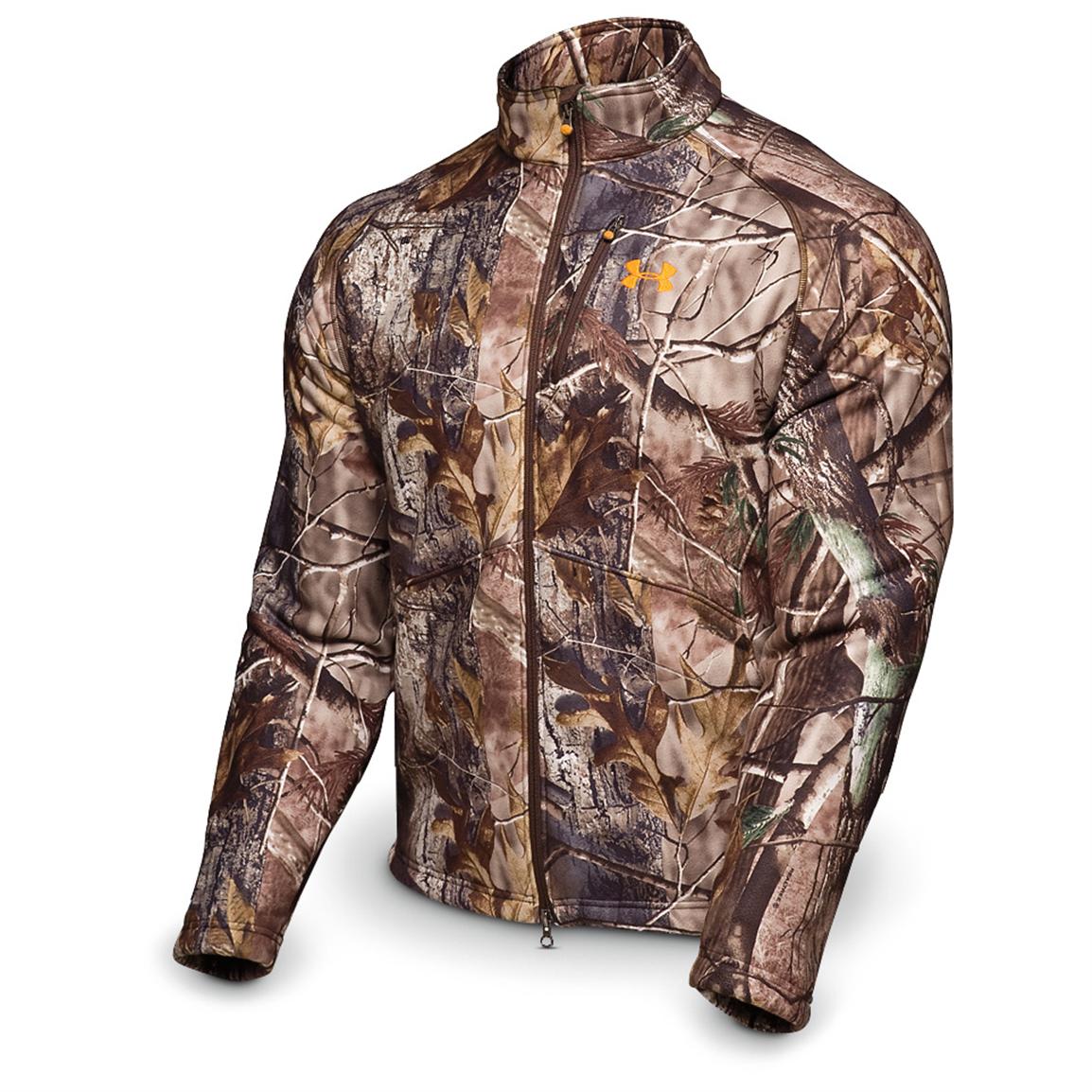 under armour camo fleece jacket