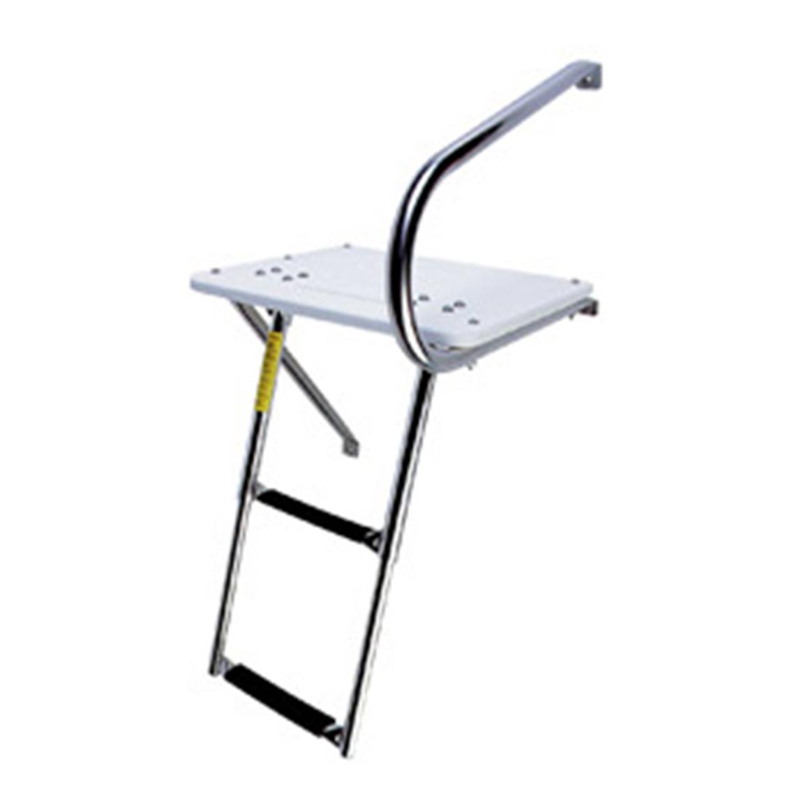 Garelick Outboard Swim Platform And Telescopic Ladder 142824 Boat