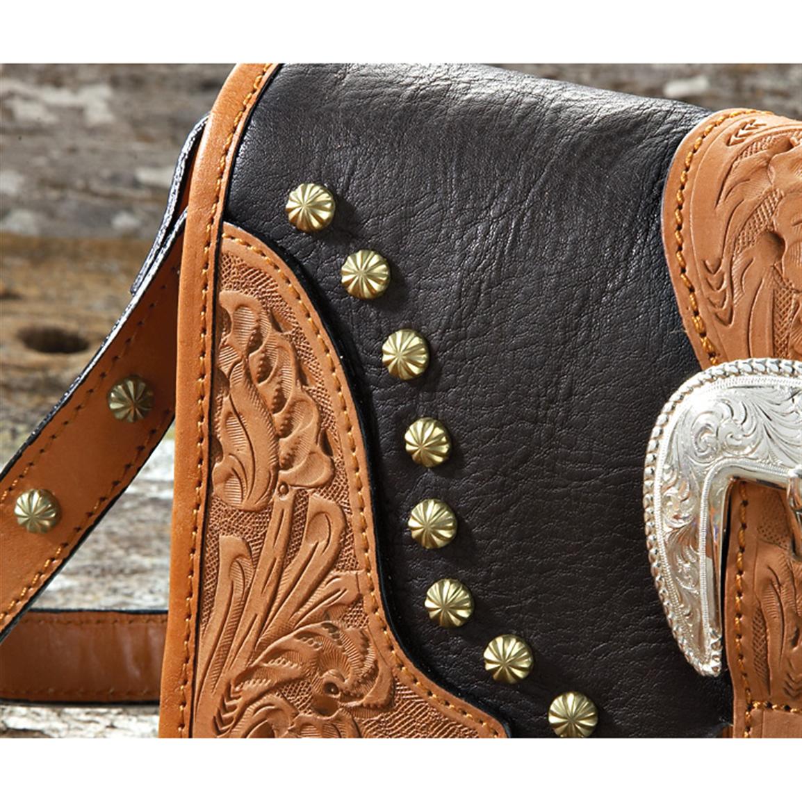 Montana Silversmiths® Hand - Tooled Leather Purse / Wallet Set - 144304, Purses & Handbags at ...