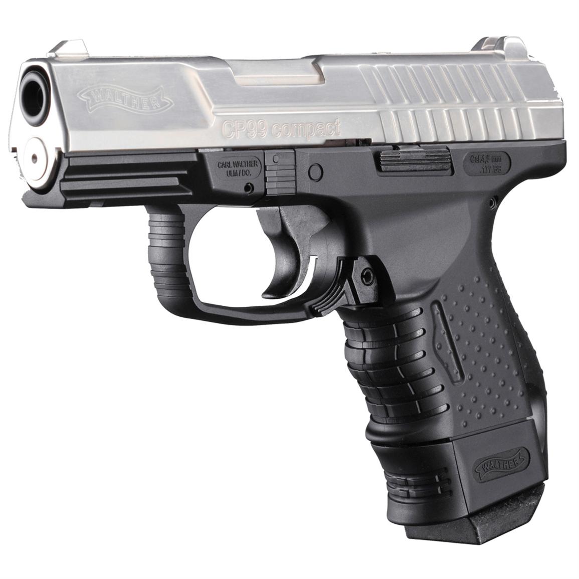 Walther® CP99 .177 - caliber Compact BB Gun, Nickel ...