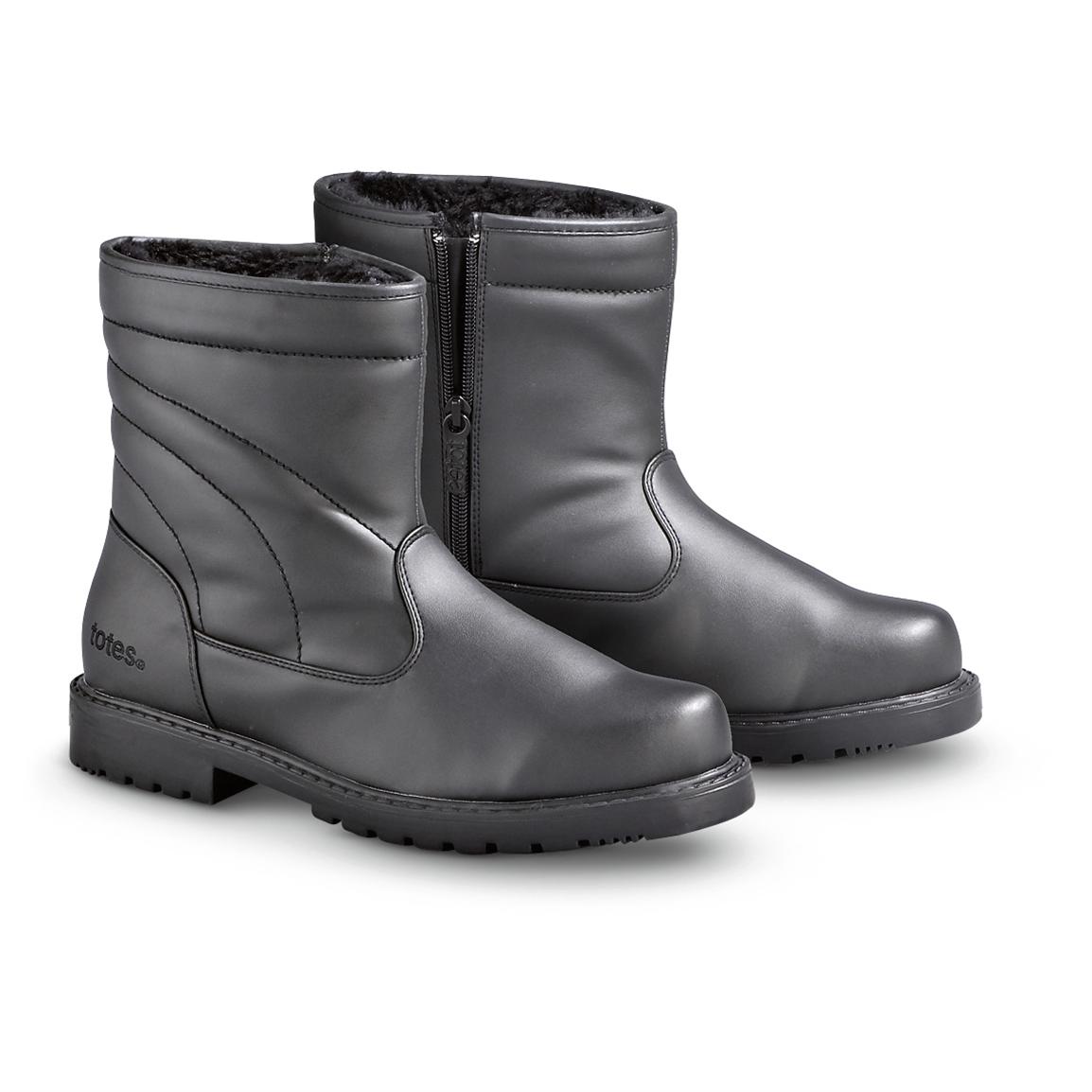 totes rain boots men's