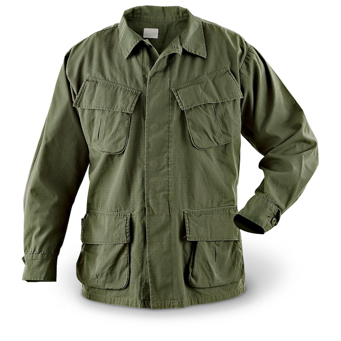 Lsize U S army JUNGLE FATIGUE JACKET vietnam 4th ベトナム