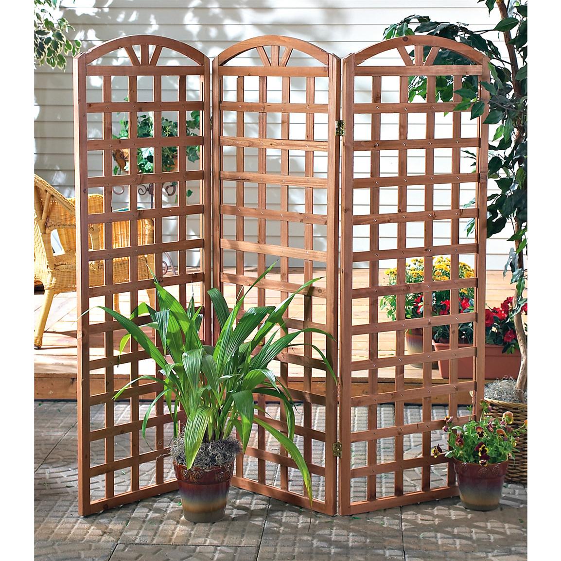 Tri fold Wood Screen 151360, Decorative Accessories at Sportsman's