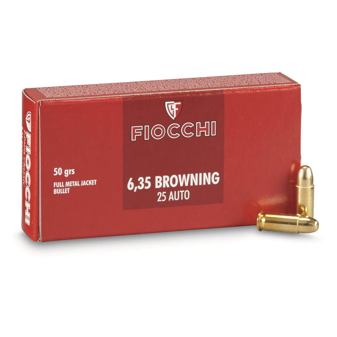 Fiocchi Shooting Dynamics 25 Auto 635mm Fmj 50 Grain 50 Rounds 15237 25 Acp Ammo At