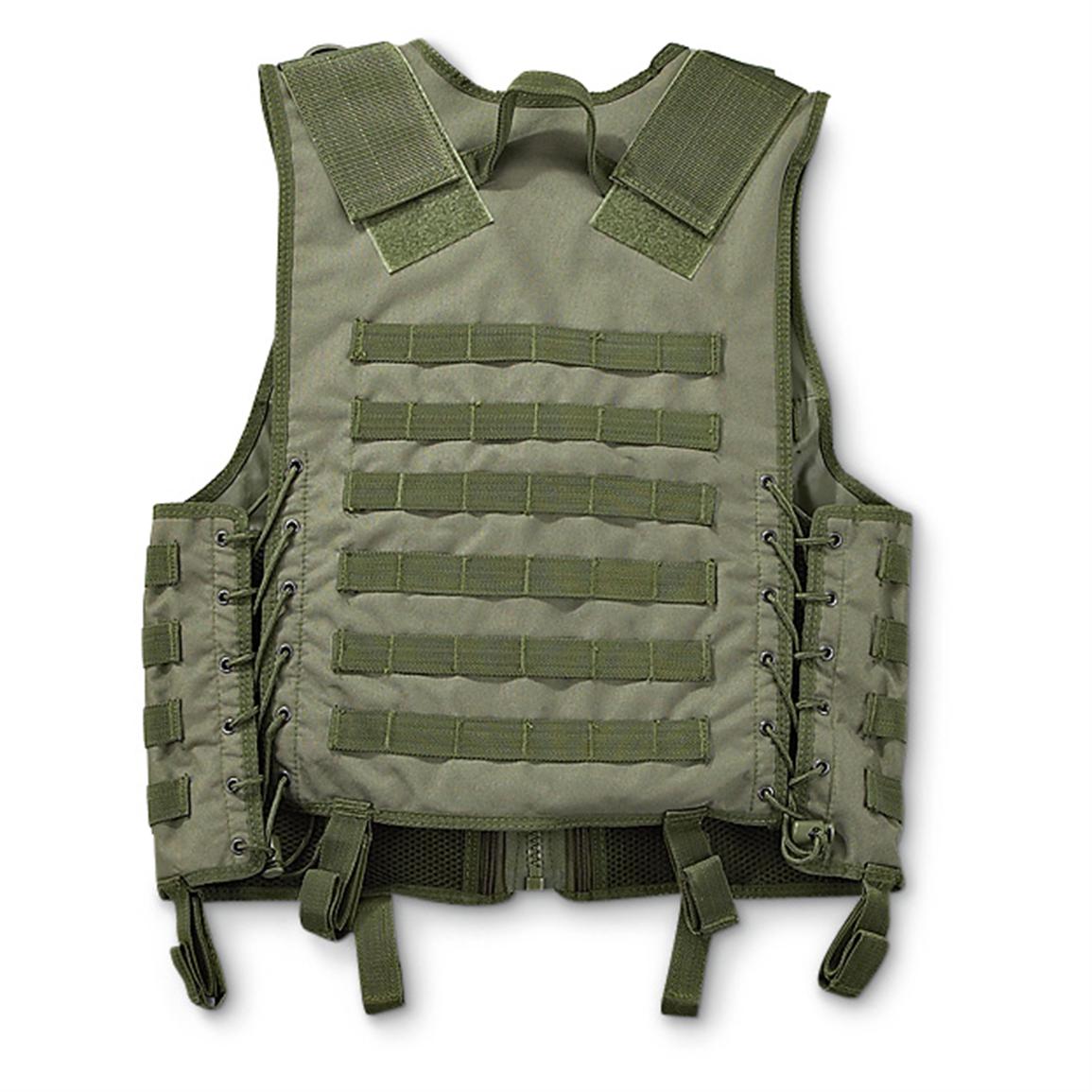 Military-style M.O.L.L.E. Tactical Vest - 152652, Vests at Sportsman's