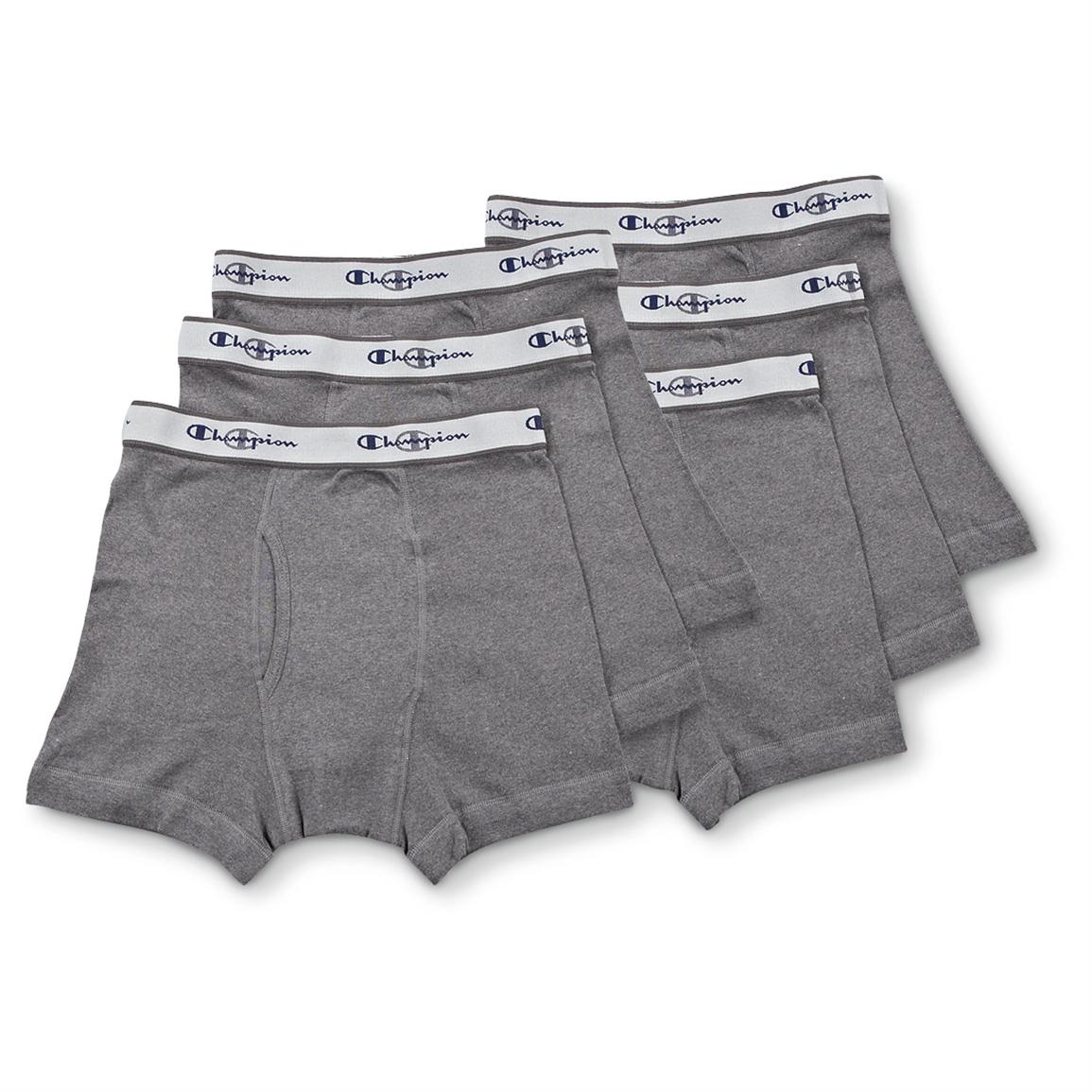 6 Champion® Elite Boxer Briefs 153771, Underwear & Base Layer at