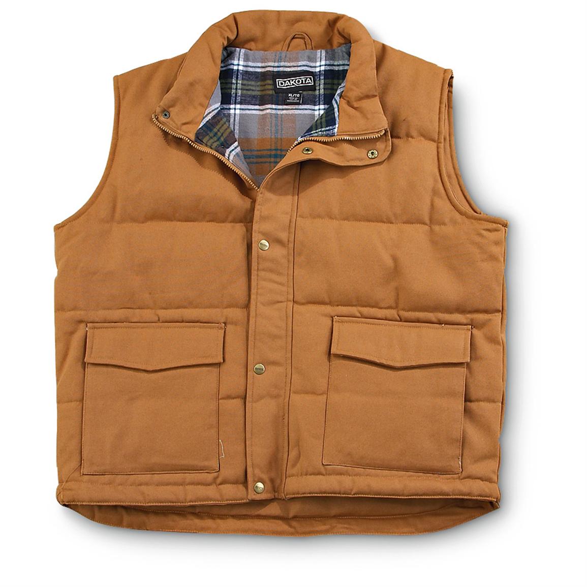 Cotton Duck Flannel Lined Work Vest 154074 Vests At Sportsman S Guide