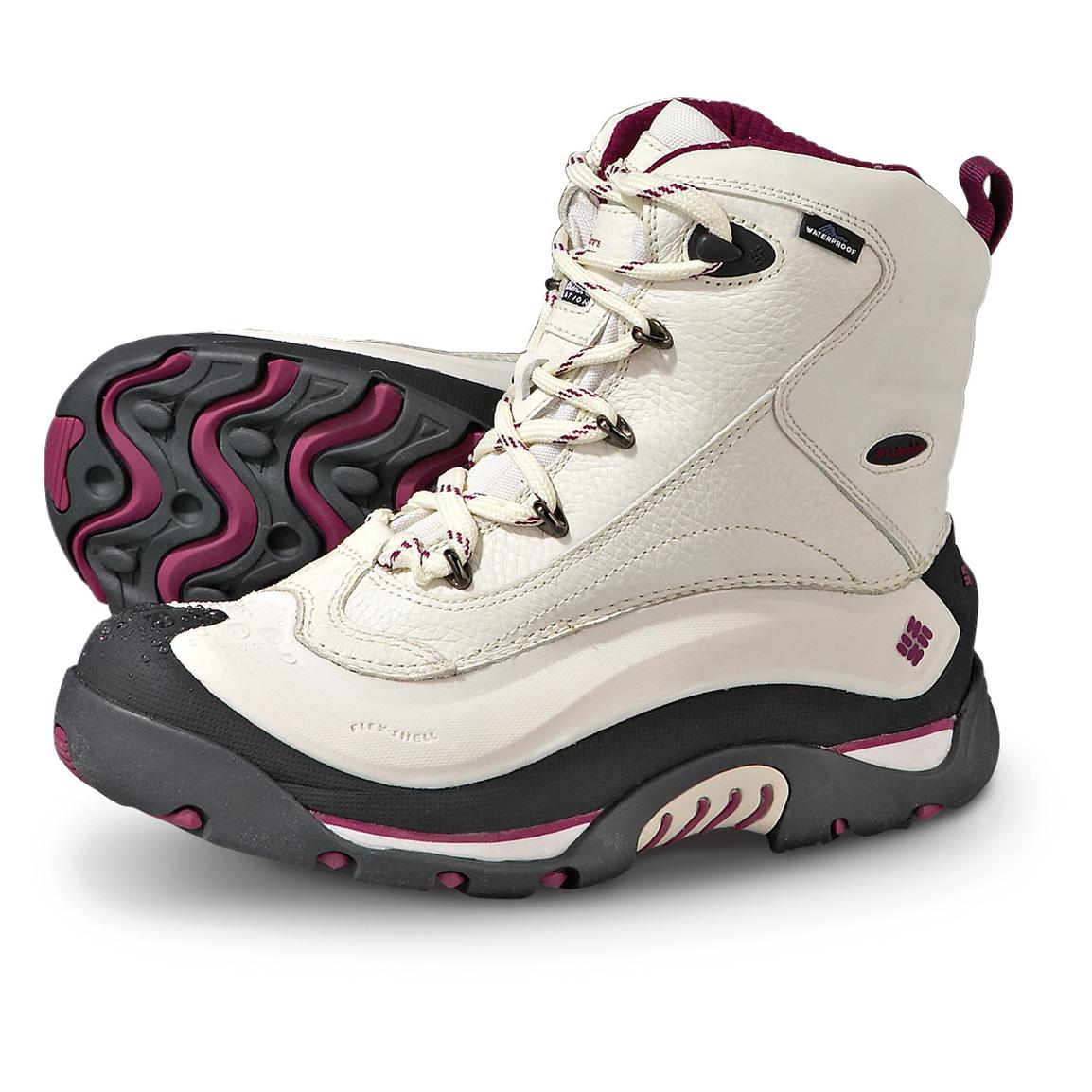Women S Columbia™ Bugabootoo Pac Boots Winter White Dahlia 154133 Winter And Snow Boots At
