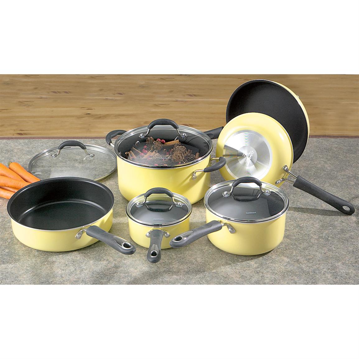 cuisinart pots and pans set non stick