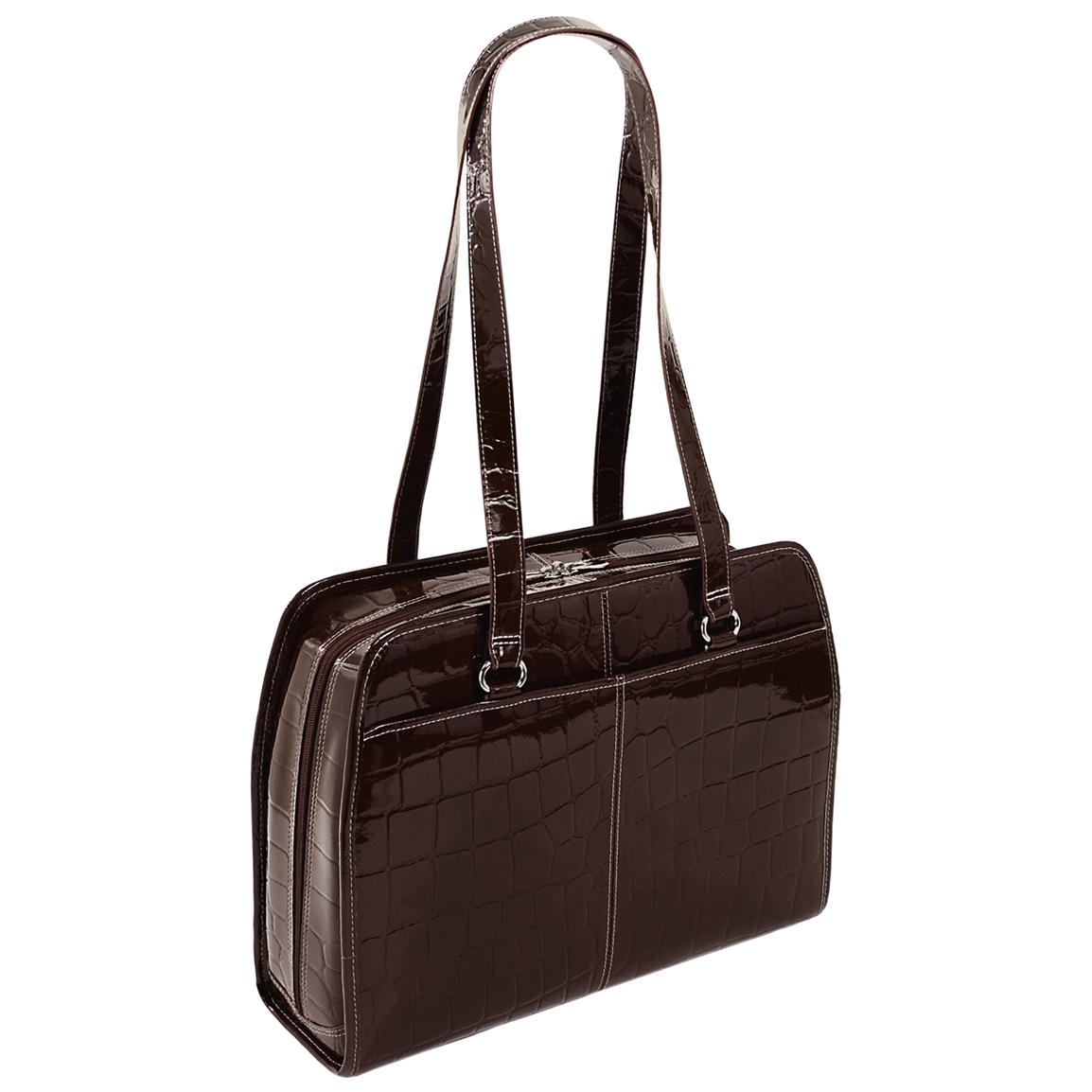 Women&#39;s Siamod® Fegina Leather Laptop Tote - 158064, Briefcases & Laptop Bags at Sportsman&#39;s Guide