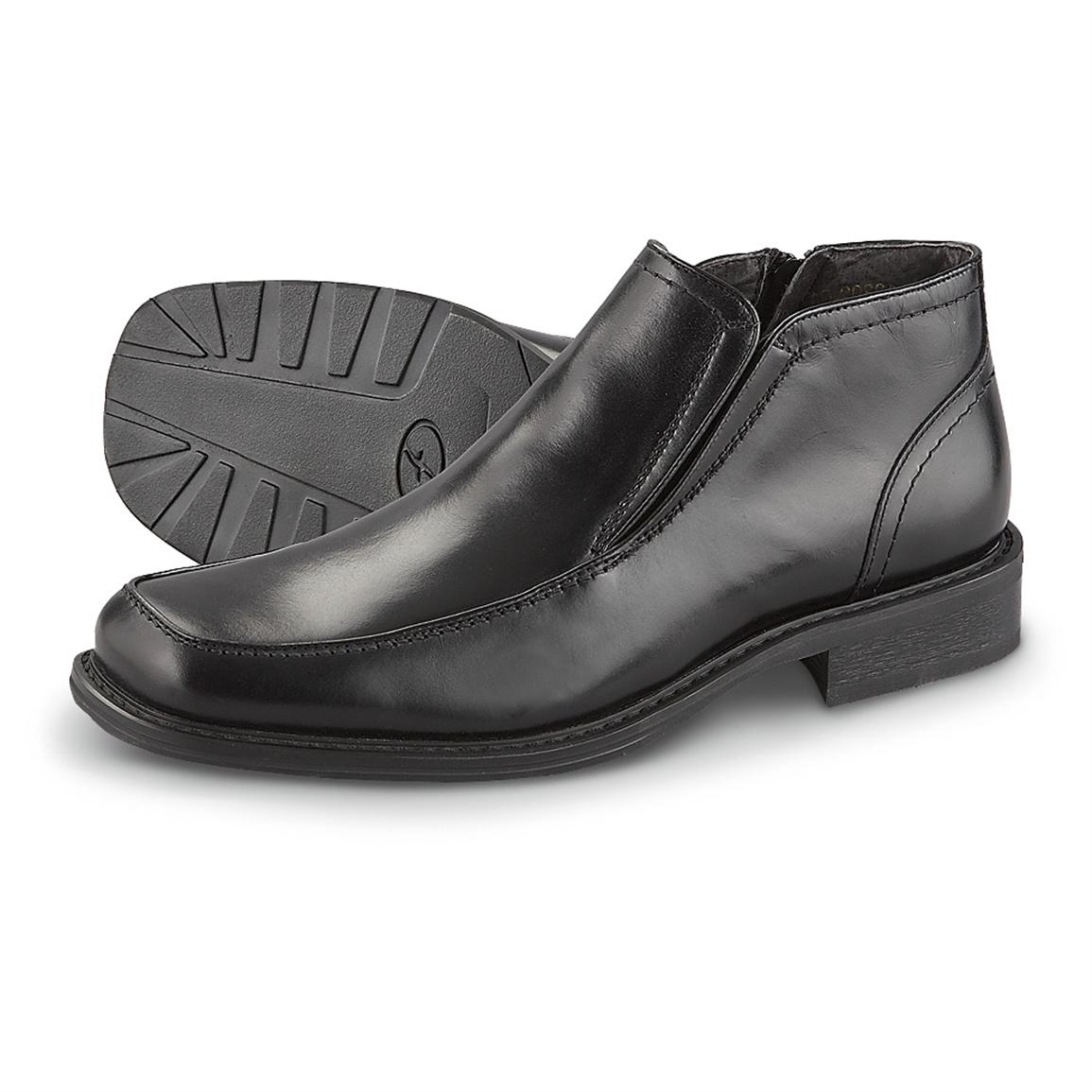 Men's FlorsheimÂ® Carson Dress Boots, Black - 158896, Dress Shoes at Sportsman's Guide