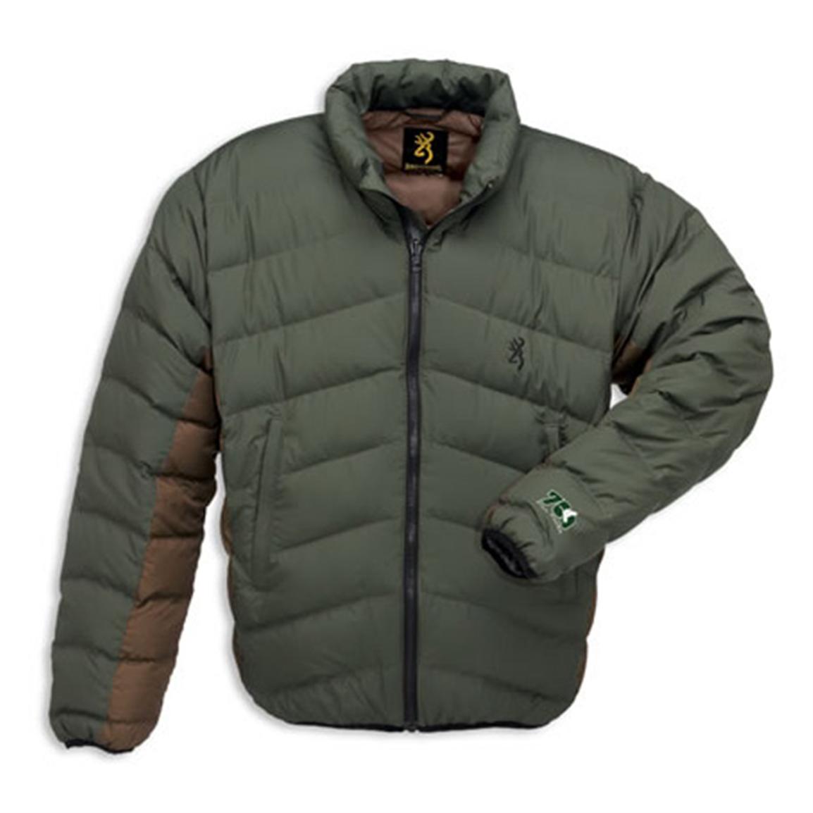 Browning® 700 Fill Down Jacket, Olive - 159468, Camo Jackets at