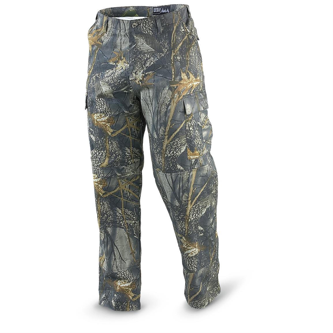 6 pocket camo pants