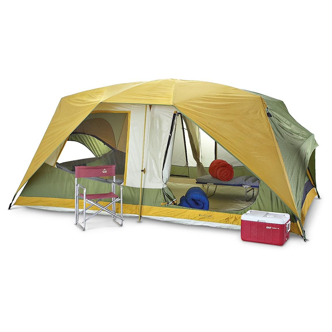 Columbia™ Timber Butte 2 room Family Dome Tent 161835, Cabin Tents at Sportsman's Guide