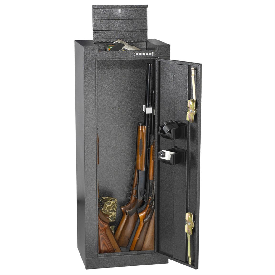 Homak® 14 Gun Security Cabinet With Quick Access Pistol Box 163671 Gun Safes At Sportsmans 9534